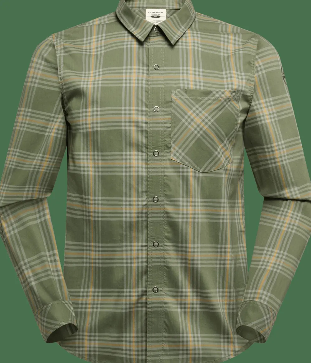 Hot La Sportiva Men's Outer Space Long Sleeve Shirt Cypress