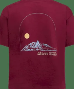 Outlet La Sportiva Women's Trilogy Crop T-Shirt Redwood/Limestone