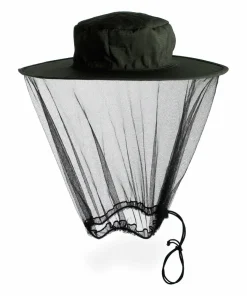 Lifesystems Midge/Mosquito Head Net Hat Black Sort