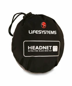 Lifesystems Midge/Mosquito Head Net Hat Black Sort