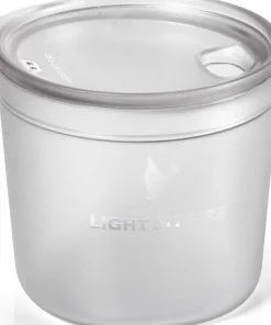 Light My Fire Tumbler with snap lid short 4-pack Transparent