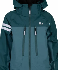 Hot Lindberg Kids' Lingbo Shell Jacket Lagoon/Green
