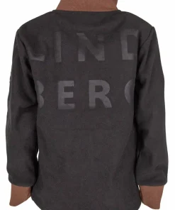 Outlet Lindberg Kids' Stormy Jacket Windfleece Grey/Black