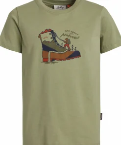 New Lundhags Juniors' Fulu Climbing T-Shirt Lichen