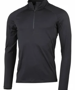 New Lundhags Men's Gimmer Merino Light 1/2 Zip Black