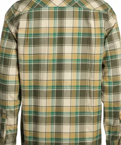 New Lundhags Men's Järpen Plaid Flannel Shirt Hay
