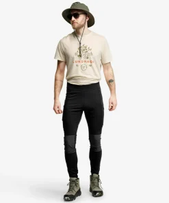 Best Lundhags Men's Tived Tights Black/Charcoal
