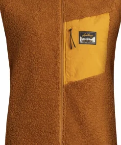 Outlet Lundhags Women's Flok Wool Pile Vest Dark Gold