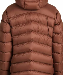 New Lundhags Women's Fulu Down Hooded Jacket Burgundy