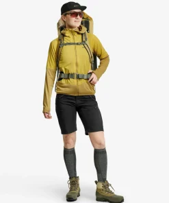 Best Lundhags Women's Padje Windbreaker Hoodie Straw/Bamboo