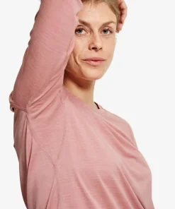 Sale Lundhags Women's Tived Long Sleeve T-shirt Stone Pink