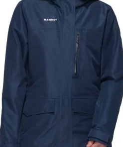 New Mammut Women's Fall Line Hs Thermo Hooded Jacket Marine