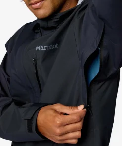 Outlet Marmot Men's Precip Evo Pro Jacket Black
