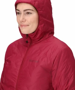 Marmot Women's MonoQuilt Hoody Red Mulberry