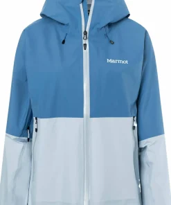 New Marmot Women's Seeker Goretex Jacket Rain Cloud/Vapor