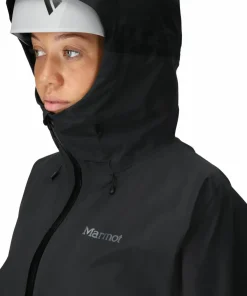 New Marmot Women's Seeker Goretex Jacket Black