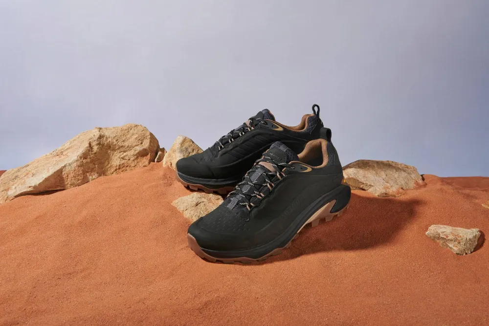 Clearance Merrell Men's Moab Speed 2 Leather Waterproof Black