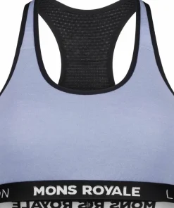 New Mons Royale Sierra Sports Bra Skyline/black