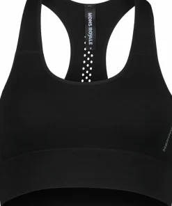 Sale Mons Royale Women's Stratos Merino Shirt Sports Bra Black