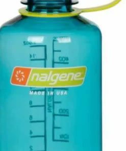 Discount Nalgene 454ml Narrow Mouth Sustain Water Bottle CERULEAN