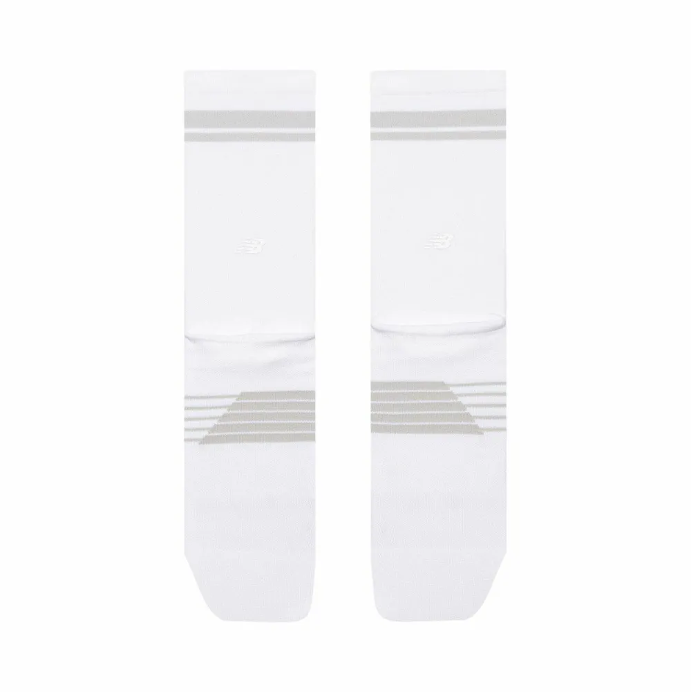 New Balance Pro Run Crew Socks 1 Pair White