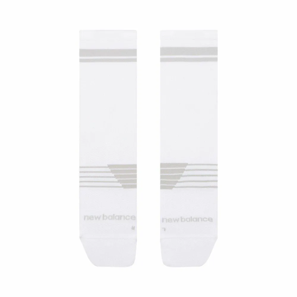 New Balance Pro Run Crew Socks 1 Pair White