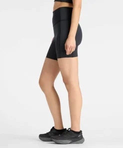 Sale New Balance Women's Sleek Storage Race Short 6 Black