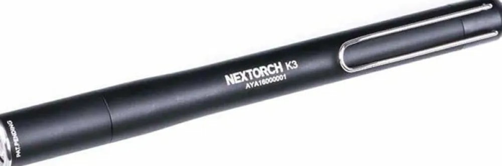 Clearance NexTorch K3 V2.0 High Performance Pocket-sized Penlight Black