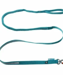 New Non-stop Dogwear Touring Bungee Leash Teal