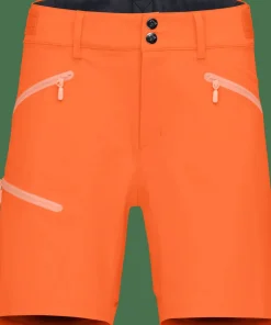 Sale Norrøna Women's Falketind Flex1 Shorts Orange Alert