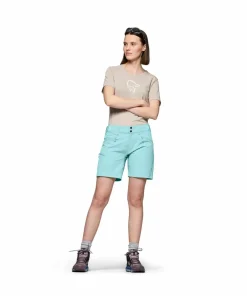 Clearance Norrøna Women's Falketind Flex1 Shorts Aqua Haze