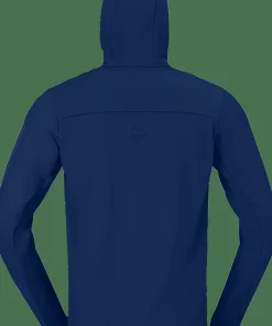 Online Norrøna Men's Falketind Warm Stretch Hood Blue Indigo Night