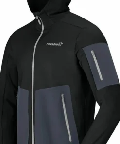 Discount Norrøna Men's Falketind Warm Stretch Hood Black Caviar