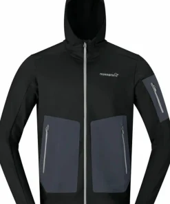 Discount Norrøna Men's Falketind Warm Stretch Hood Black Caviar
