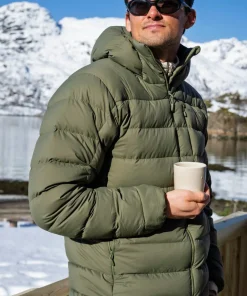 Discount Norrøna Men's Femund Down700 Zip Hood Olive Night