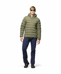 Discount Norrøna Men's Femund Down700 Zip Hood Olive Night