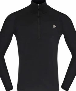 Best Norrøna Men's Femund PureUll Zip Neck Caviar Black