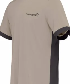 Discount Norrøna Men's Fjørå Equaliser T-Shirt Winter Twig/Beluga