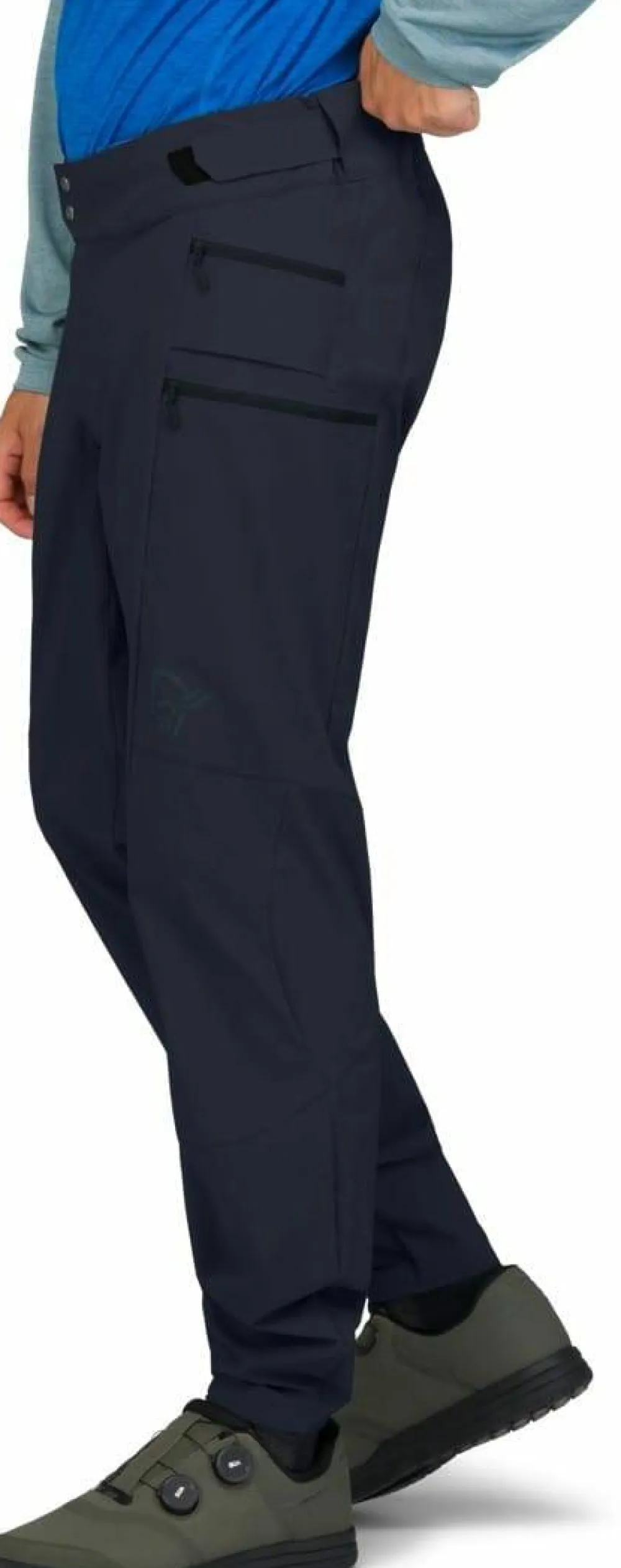 New Norrøna Men's Fjørå Flex1 Tech Pants Caviar