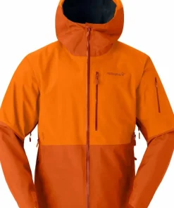 Clearance Norrøna Men's Lofoten GORE-TEX Jacket Gold Flame