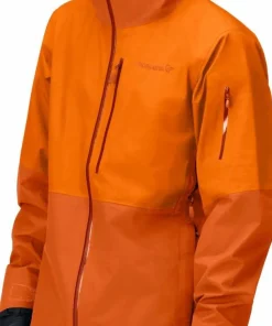 Clearance Norrøna Men's Lofoten GORE-TEX Jacket Gold Flame