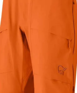 Online Norrøna Men's Møre GORE-TEX Salopette Gold Flame