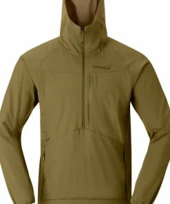 Online Norrøna Men's Møre Octa Zip Hood Dark Olive