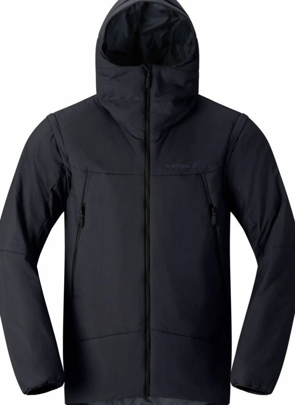Outlet Norrøna Men's Møre Thermo60 Aero200 Jacket Caviar
