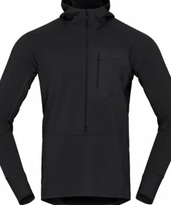 New Norrøna Men's Senja Warm1 Hood Caviar