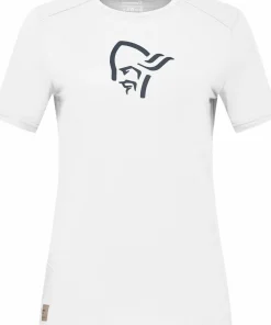 New Norrøna Women's Femund Equaliser Merino T- Shirt Snow White