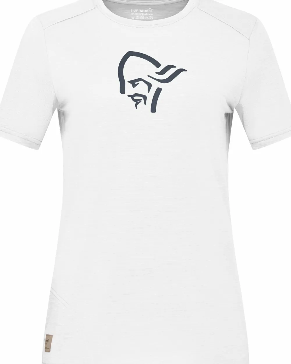New Norrøna Women's Femund Equaliser Merino T- Shirt Snow White