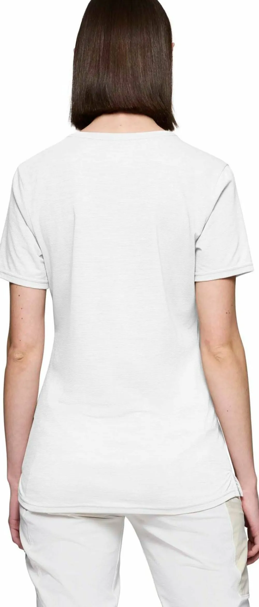 New Norrøna Women's Femund Equaliser Merino T- Shirt Snow White
