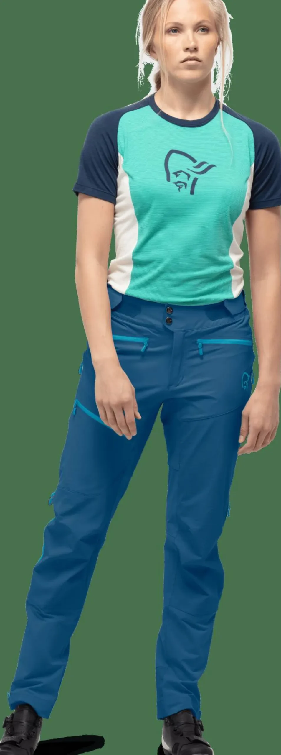 Discount Norrøna Women's Fjørå Flex1 Pants Mykonos Blue