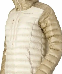 Clearance Norrøna Women's Lofoten Down800 Anorak Oatmeal